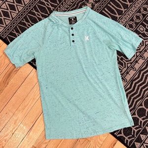 Hurley Short Sleeve Henley - Boys XL